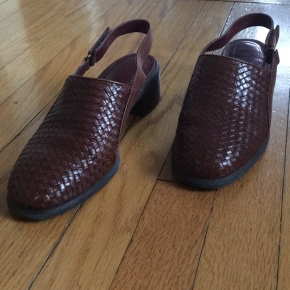 Naturalizer Shoes - Vintage leather slingback mules - naturalizer